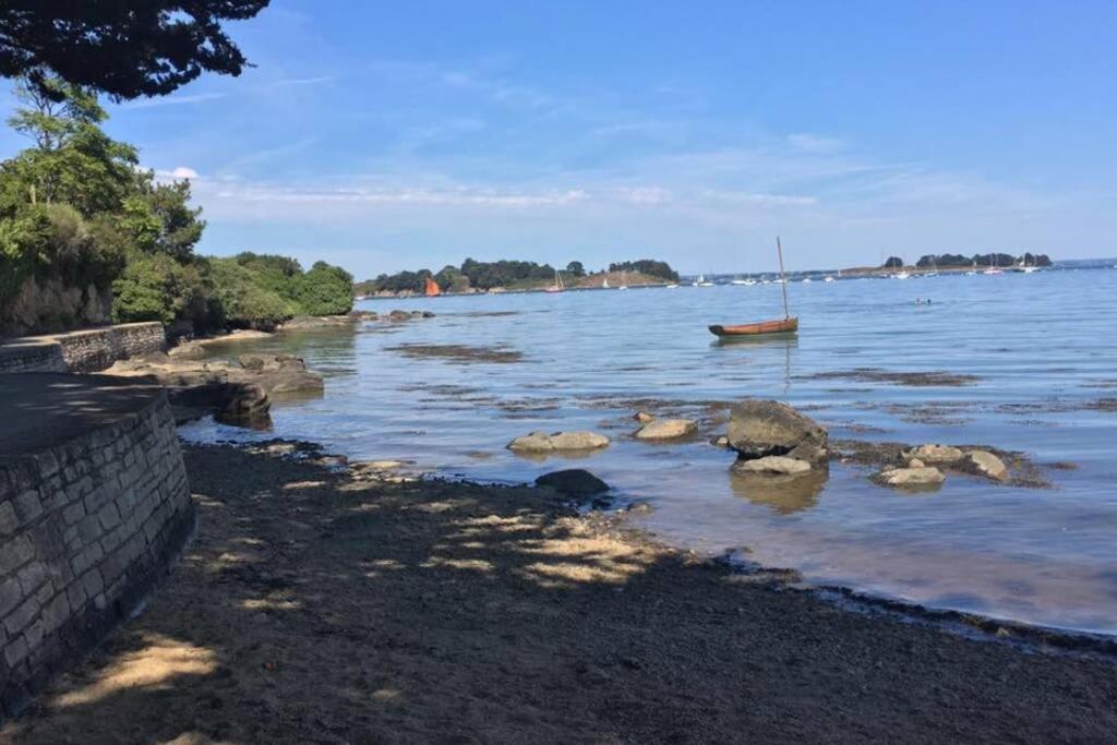 Keraudren Rhuys - Longere Xviiie - 10 Pers - 4 Chb - Plage A Pied Saint-Gildas-de-Rhuys Exteriér fotografie